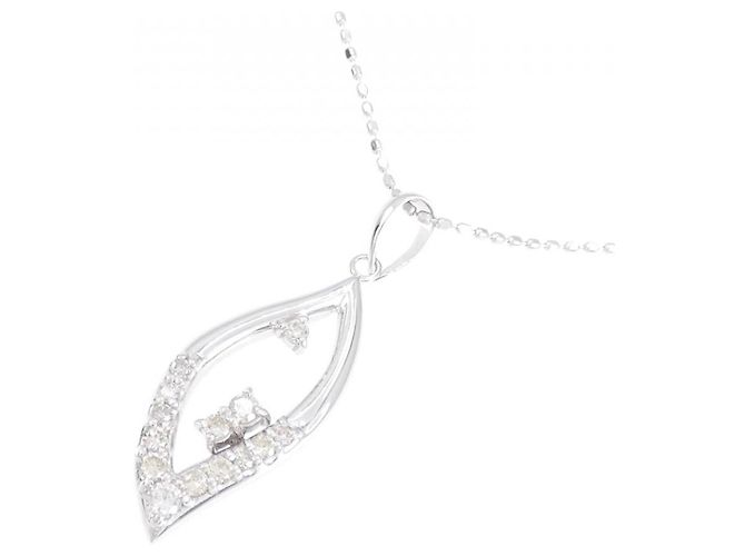 Autre Marque Collana con Diamanti Au750 Argento - vista 3