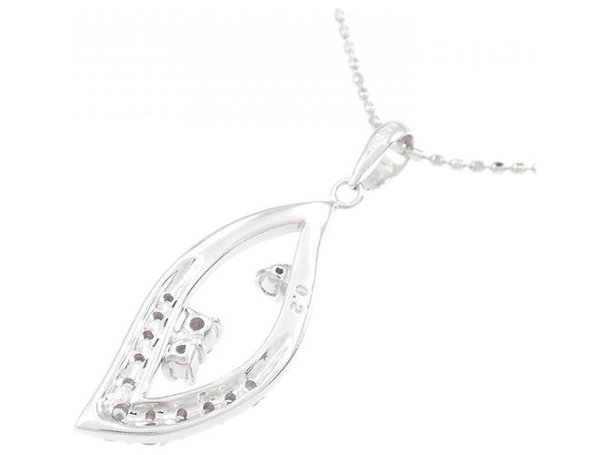 Autre Marque Collana con Diamanti Au750 Argento - vista 4