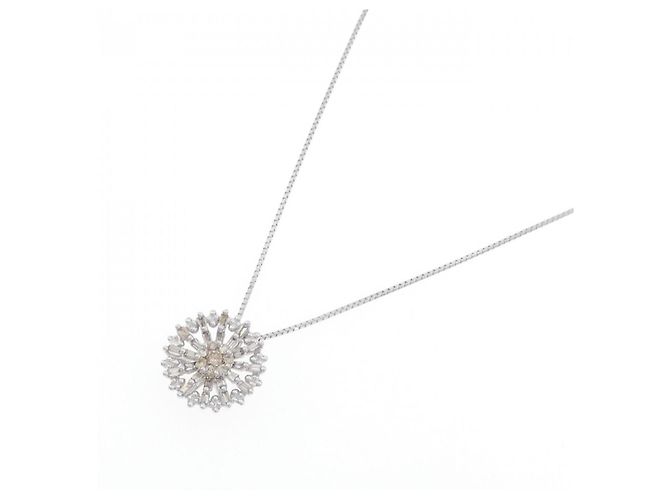 Autre Marque Collana in oro bianco Au750 e diamanti Argento - vista 2