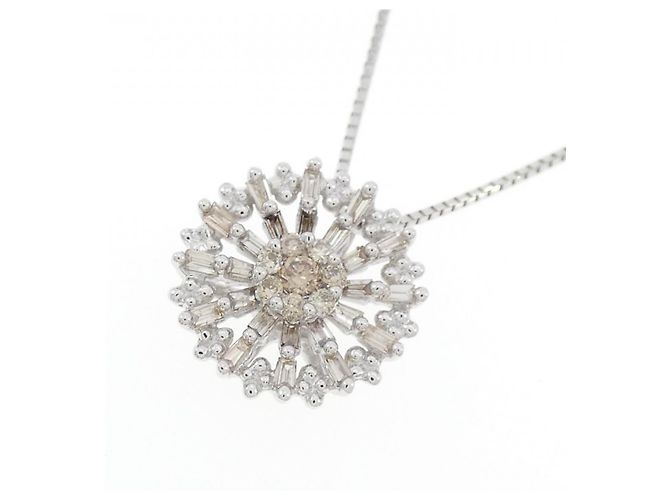 Autre Marque Collana in oro bianco Au750 e diamanti Argento - vista 3