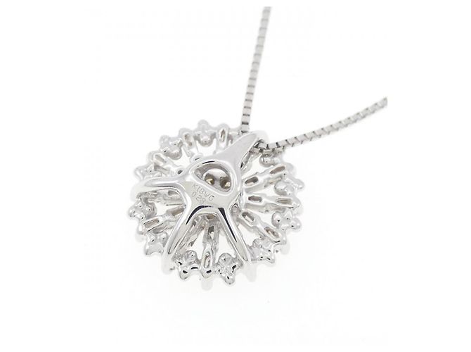 Autre Marque Collana in oro bianco Au750 e diamanti Argento - vista 4