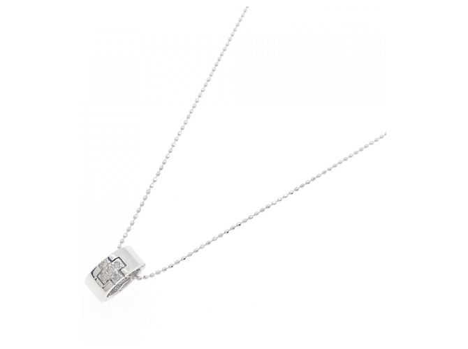 Autre Marque Collana in Diamanti K18WG Argento - vista 2