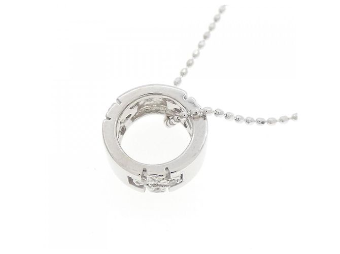 Autre Marque Collana in Diamanti K18WG Argento - vista 4