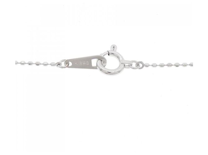 Autre Marque Collana in Diamanti K18WG Argento - vista 5