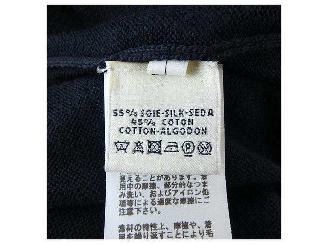 Hermès Hermes Silk Knit 38 Preto - vista 3