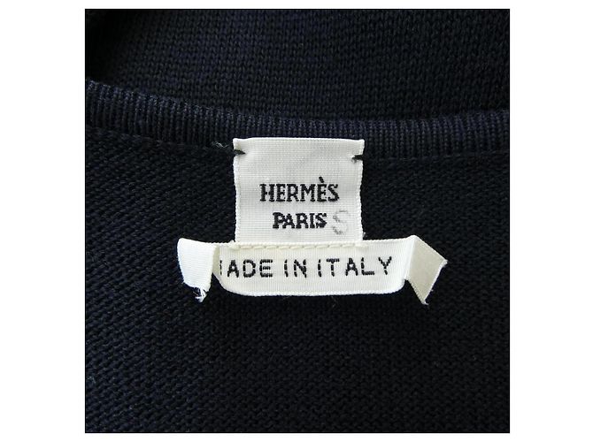 Hermès Hermes Silk Knit 38 Preto - vista 4