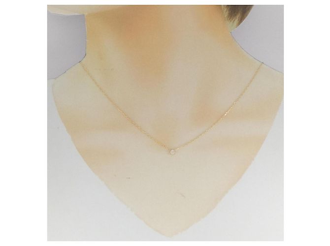 Autre Marque Collana con Diamanti Au750 D'oro - vista 6