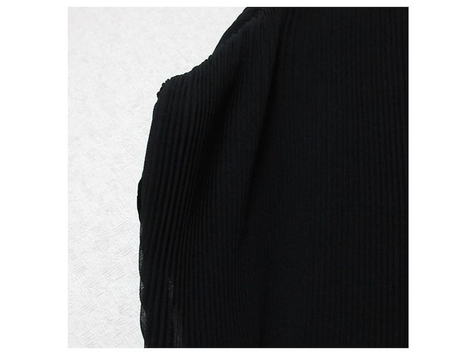 Autre Marque Blusa Peplum Plisada colección DAMA Negro - vista 4