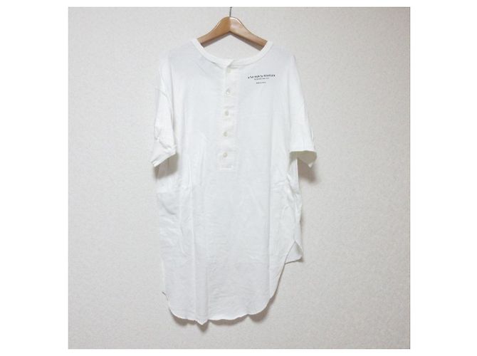 Autre Marque Top de manga larga de algodón Americana Blanco - vista 2