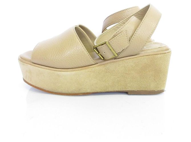 Autre Marque sandali con zeppa MILLY387 di FABIO RUSCONI Beige - vista 2