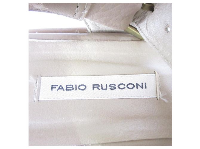 Autre Marque sandali con zeppa MILLY387 di FABIO RUSCONI Beige - vista 7