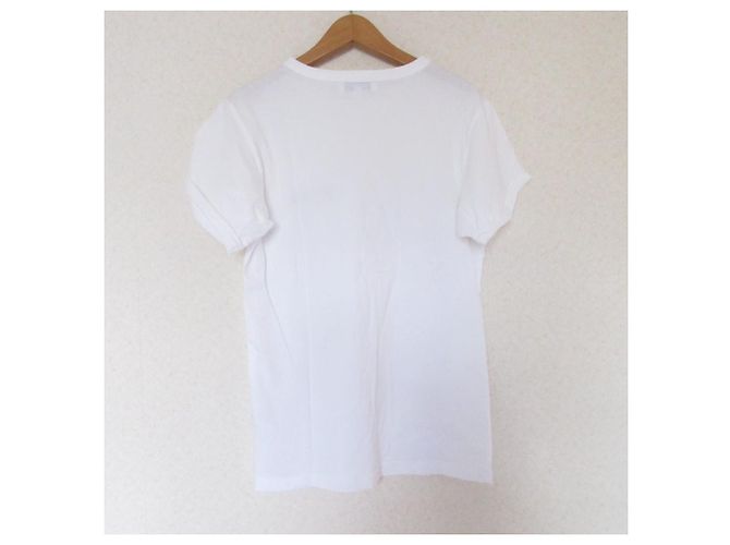 Autre Marque Camiseta de algodón Maison Labiche Blanco - vista 2