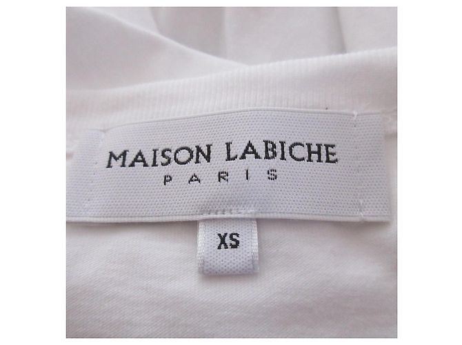 Autre Marque Camiseta de algodón Maison Labiche Blanco - vista 7