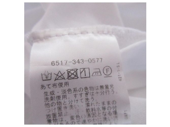 Autre Marque Camiseta de algodón Maison Labiche Blanco - vista 8