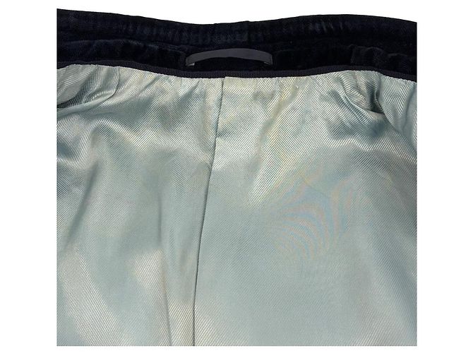 Abrigo de lana con bordado BEE Gucci Azul Azul marino - vista 12