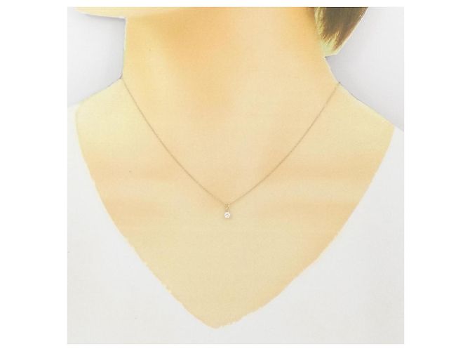 Autre Marque Collana in oro Au750 e diamanti Rosa - vista 6