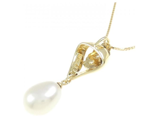 Autre Marque Collana con perle bianche del Mar del Sud e diamanti Au750 D'oro - vista 4