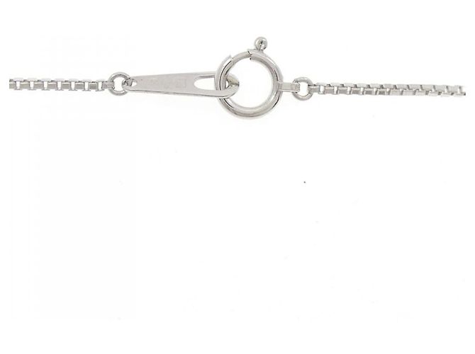 Autre Marque Diamant-Halskette Pt900 Pt850 Silber - Ansicht 5
