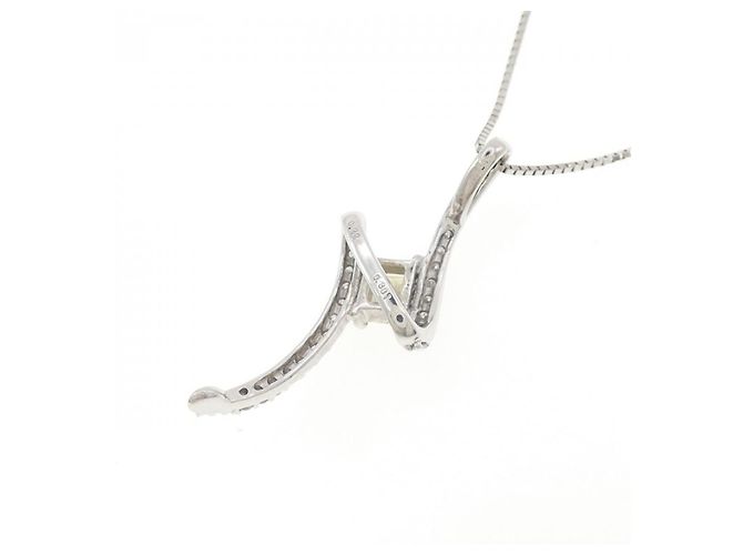 Autre Marque Collana di Diamanti PT900 PT850 Argento - vista 4