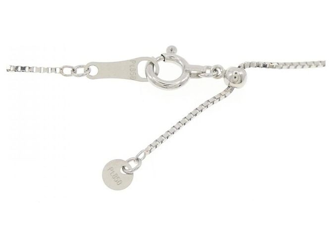 Autre Marque Collana di Diamanti PT900 PT850 Argento - vista 5