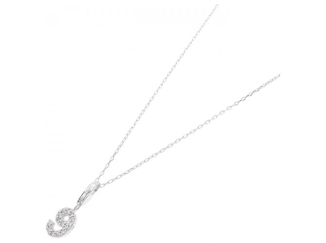 Autre Marque Collana in oro bianco Au750 e diamanti Argento - vista 2