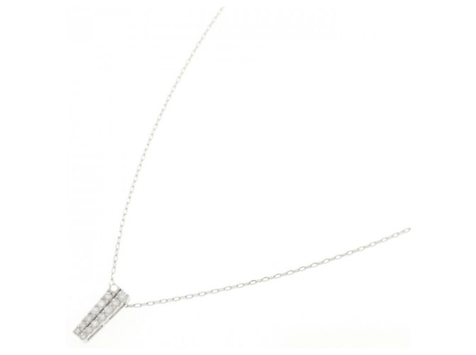 Autre Marque Collana in oro bianco Au750 e diamanti Argento - vista 2
