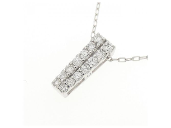 Autre Marque Collana in oro bianco Au750 e diamanti Argento - vista 3