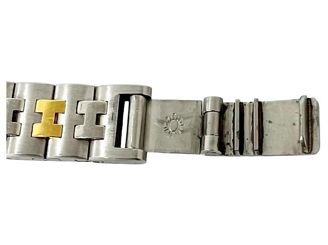 Hermès HERMES Vintage Clipper Edelstahl Quarz-Uhr - Ansicht 4