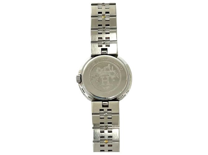 Hermès HERMES Vintage Clipper Edelstahl Quarz-Uhr - Ansicht 6