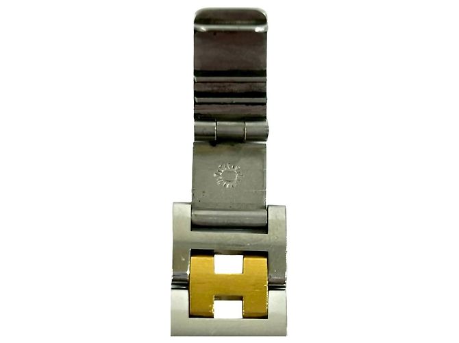 Hermès Hermes Vintage Clipper Logo Gravierte Armbanduhr - Ansicht 4