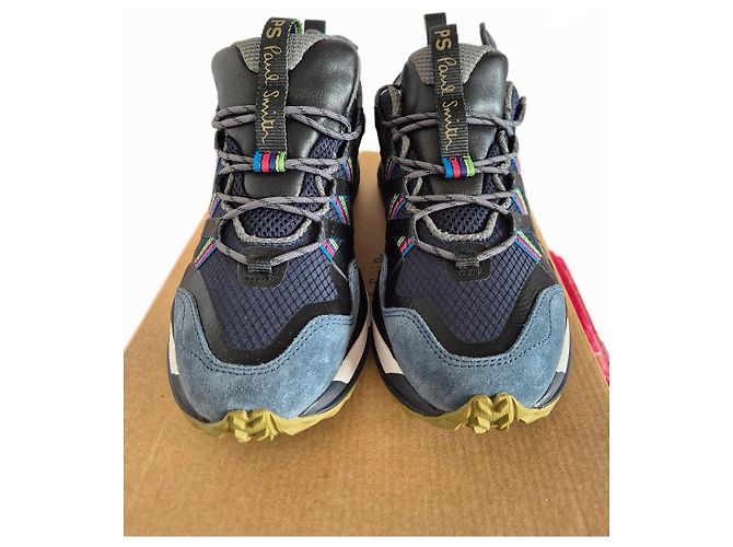 Paul Smith Sneakers Coburn Nero Blu Blu scuro - vista 4
