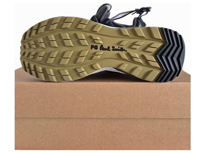 Paul Smith Sneakers Coburn Nero Blu Blu scuro - vista 6