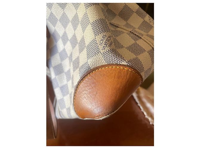 Louis Vuitton Hamstead PM Damier Azur Bianco Damier ebene - vista 11