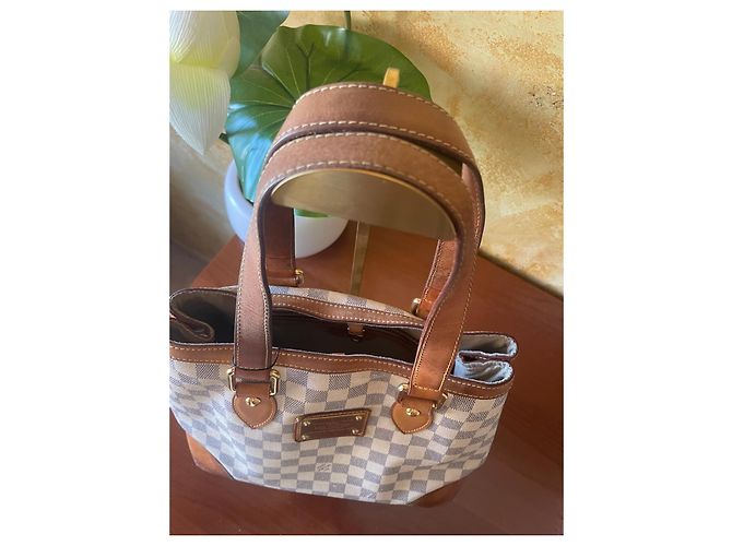Louis Vuitton Hamstead PM Damier Azur Bianco Damier ebene - vista 12