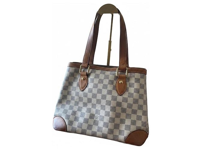 Louis Vuitton Hamstead PM Damier Azur Bianco Damier ebene - vista 5