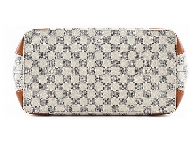 Louis Vuitton Hamstead PM Damier Azur Bianco Damier ebene - vista 7