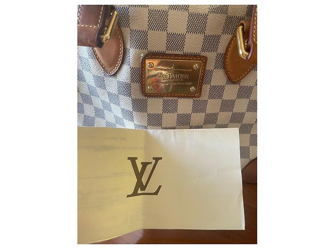 Louis Vuitton Hamstead PM Damier Azur Bianco Damier ebene - vista 8