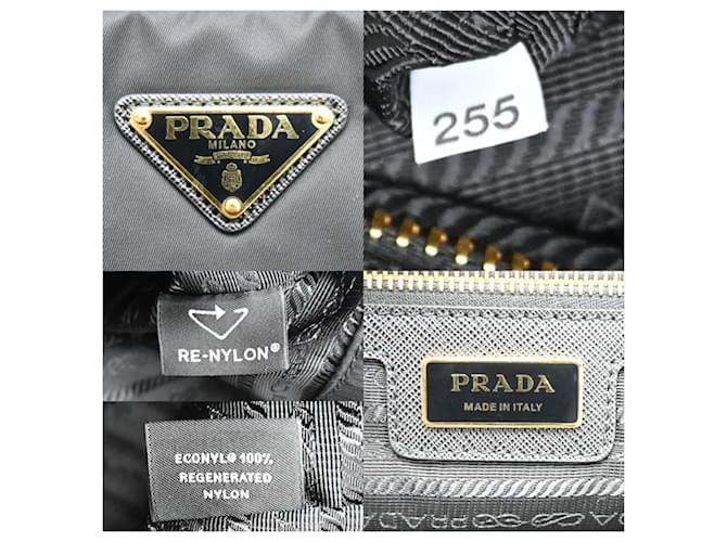 Borsa Tote Prada Re-Edition 1978 Nero - vista 8