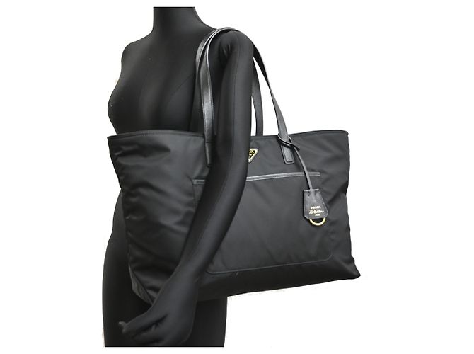 Borsa Tote Prada Re-Edition 1978 Nero - vista 9