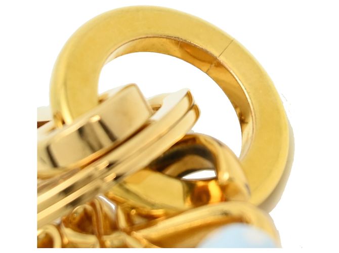 Portachiavi Loewe Hamster Anagram Charm Multicolore D'oro - vista 4