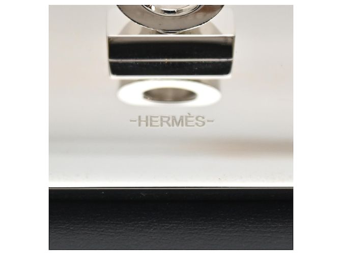 Hermès Bracciale Hermes Kelly Dog Extreme in pelle Swift Noir Nero - vista 5