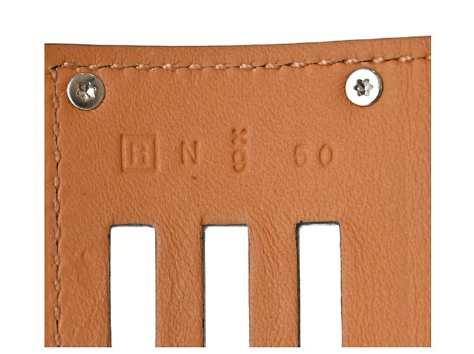 Hermès Bracciale Hermes Kelly Dog Extreme in pelle Swift Noir Nero - vista 8