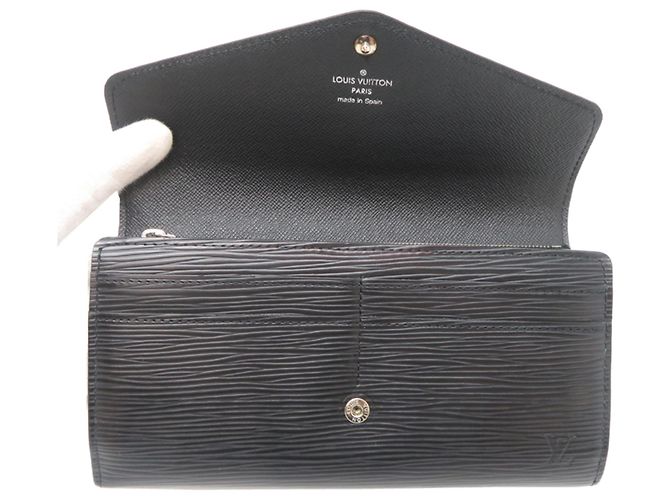 Cartera Bi-Fold Sarah de Louis Vuitton Negro - vista 5