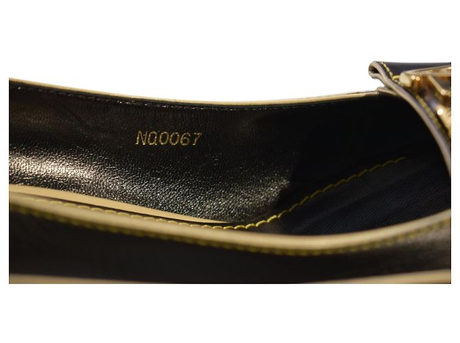 Louis Vuitton Décolleté Baroque in pelle nera Nero - vista 15