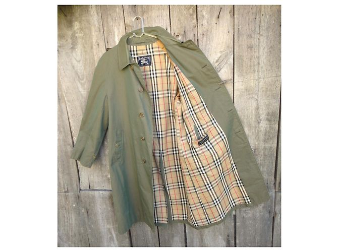 Burberrys Trenchcoat aus reiner Baumwolle Khaki - Ansicht 3