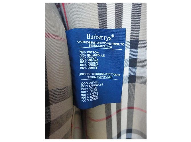 Burberrys Trenchcoat aus reiner Baumwolle Khaki - Ansicht 7