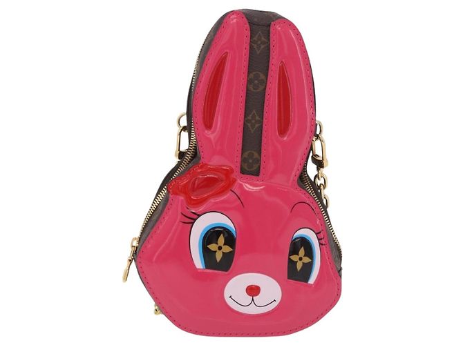 LOUIS VUITTON Monogram Wallet On Chain Rabbit Bag Rose M11452 LV Auth 184890SM Marrom Monograma - vista 13