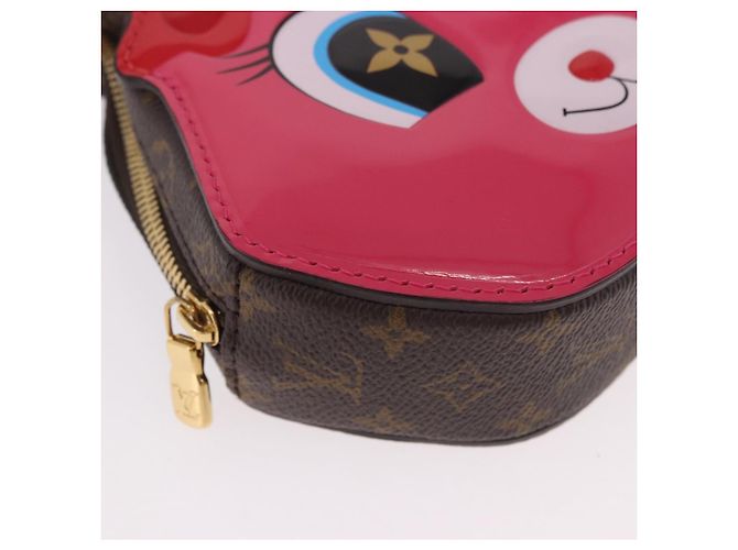 LOUIS VUITTON Monogram Wallet On Chain Rabbit Bag Rose M11452 LV Auth 184890SM Marrom Monograma - vista 15