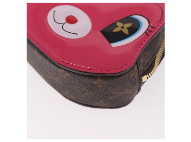 LOUIS VUITTON Monogram Wallet On Chain Rabbit Bag Rose M11452 LV Auth 184890SM Marrom Monograma - vista 16
