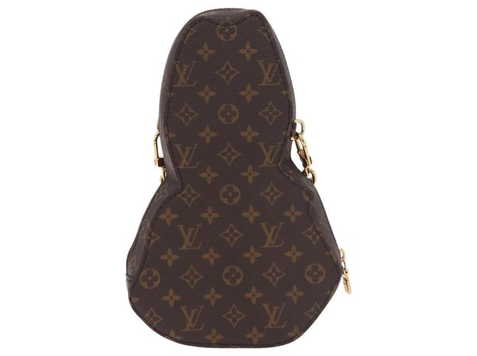 LOUIS VUITTON Monogram Wallet On Chain Rabbit Bag Rose M11452 LV Auth 184890SM Marrom Monograma - vista 2